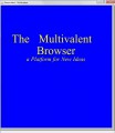 Úvodní obrazovka prohlížeče Multivalent