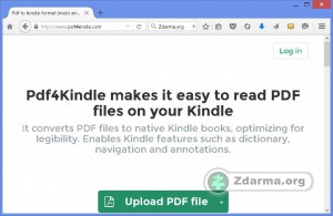 Domovská stránka Pdf4Kindle