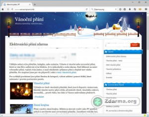 Hlavní stránka serveru Vánoční přání info