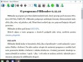 Úvodní informace po prvním spuštění