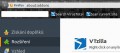 VTzilla je běžný doplněk ve Firefoxu, přidá lištu se dvěma tlačítky.