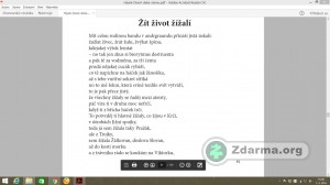 Ukázka Anatolovi Žížaly z knihy Deset deka slamu