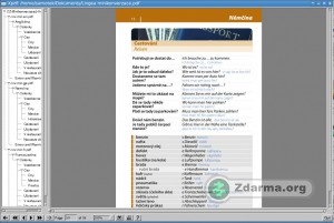 Prostředí programu Xpdf je opravdu jednoduché. Aplikace nabízí základní funkce, to však pro prohlížení zcela stačí